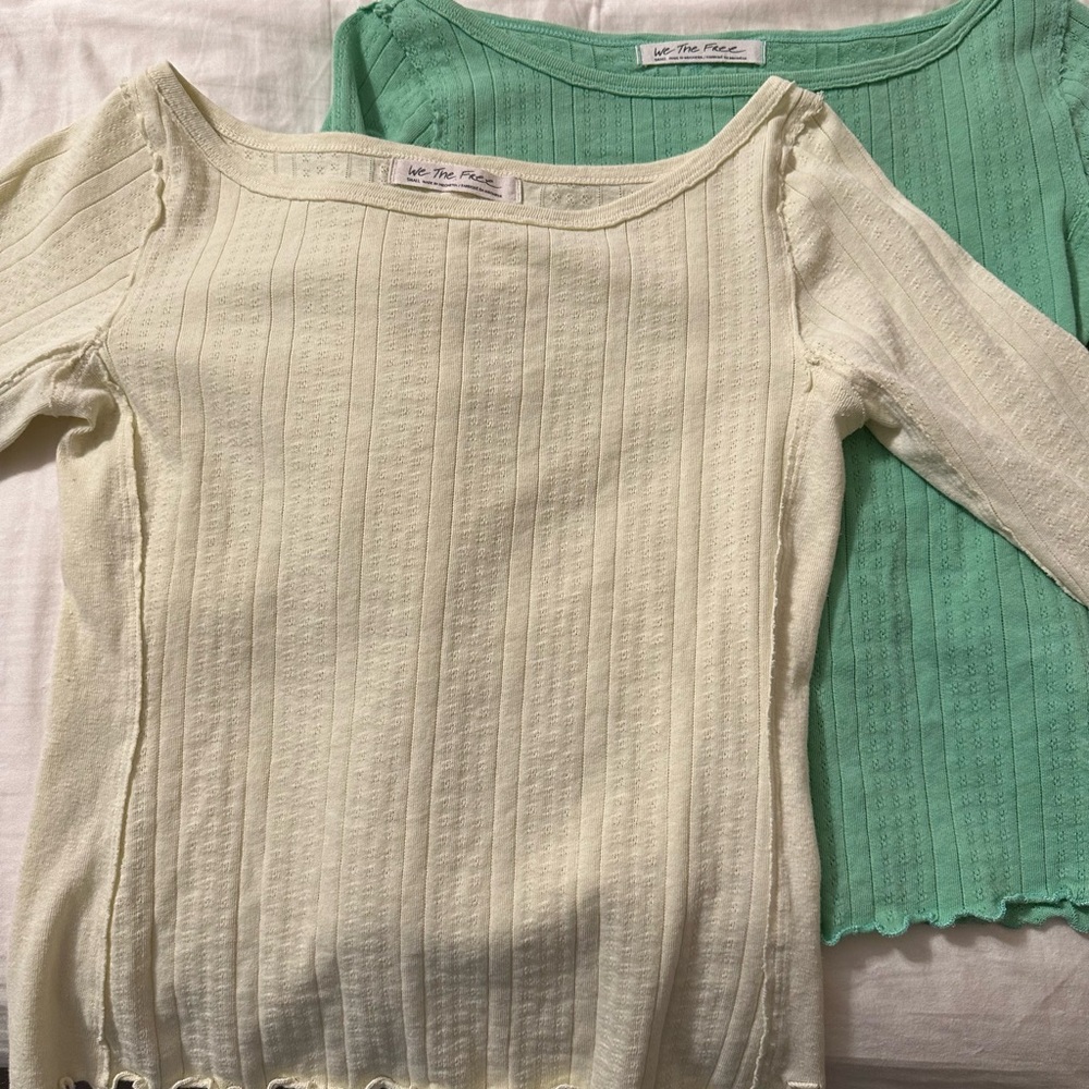 2 free people shirts